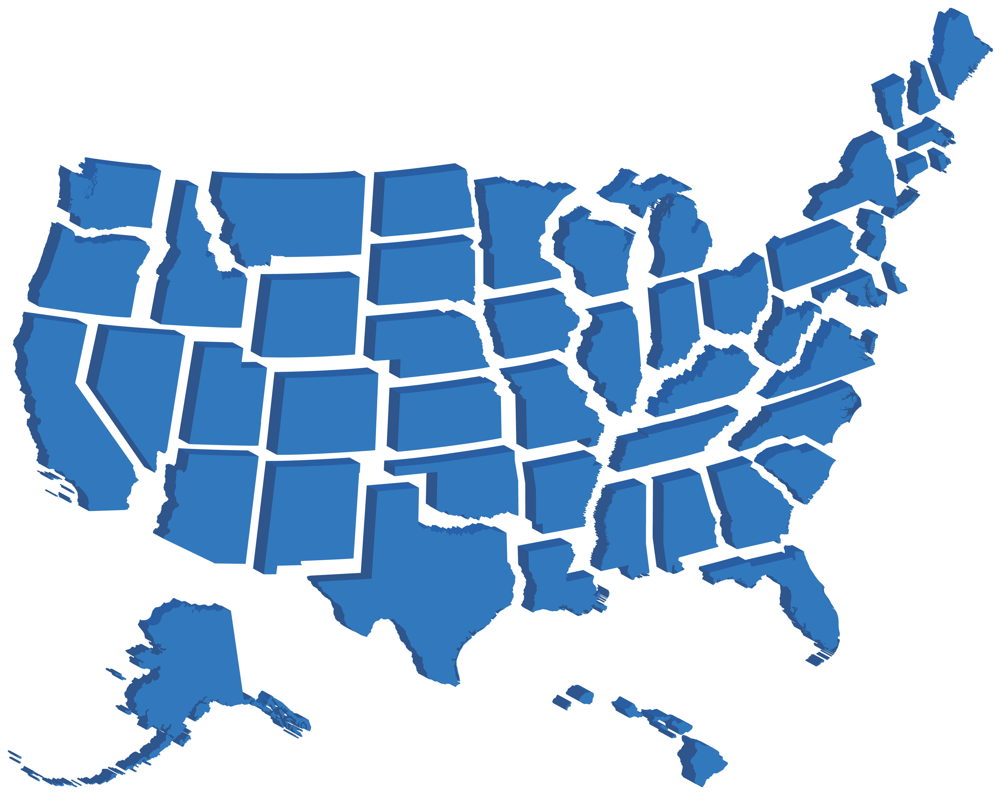 clipart map of us states - photo #25